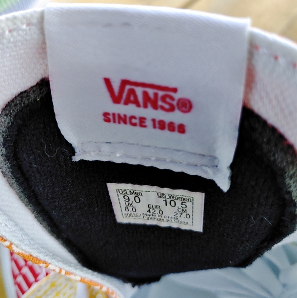 Van's Pride Sk-8 Mid Multi True/White - Picture 6 of 6